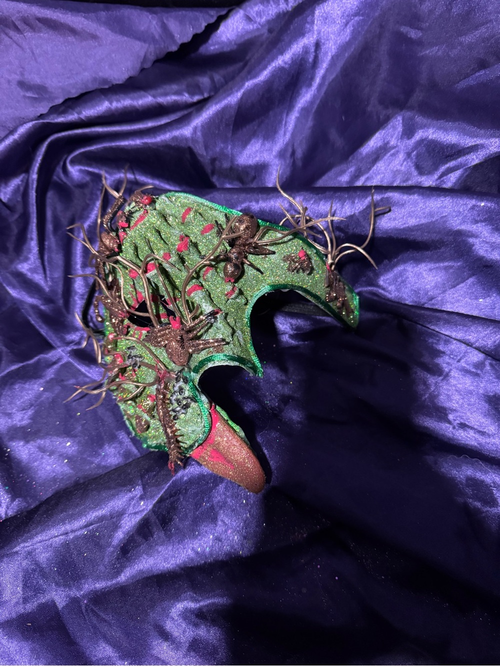 Zombie themed phantom half face mask